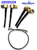 This version has the elongated SMA-female right angle connector:  The threaded section is 14.5mm