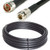 Antenna Cable:  N-male To N-female connector:  30 FT made with double-shielded coax of LMR-400-like thickness and characteristics. 