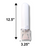 Dimensions of the marine-grade LTE dual-band antenna