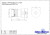 Drawing of UFL-male to SMA-female adapter