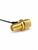 MHF4 To RP-SMA-female right-angle Cable 6 inch Adapter