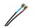 SMA male connectors on low-loss cable