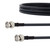 BNC male to male cables:  This cable in the photo is the LMR-200 equivalent coax