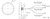 Drawing / diagram of combination antenna:  LTEx2 + WiFi dual band