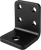 Mount bracket with screws to mount to a wall, wood or metal surface.