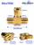 Dimensions of the RP-SMA T-connector