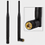 SMA Reverse Polarity male A2D5RA has threads on inside. Antenna 2.4GHz 5dBi omni-directional w/ RP-SMA connector