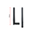 2dBi omni directional antenna with an RP-SMA male connector.