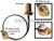 Antenna cable: N-female To RP-SMA female Reverse Polarity: 10-inch coax