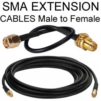 BNC Extension Cable : 2FT 3FT 4FT 5FT 8FT 10FT 12FT 14FT 16FT: Male to  female