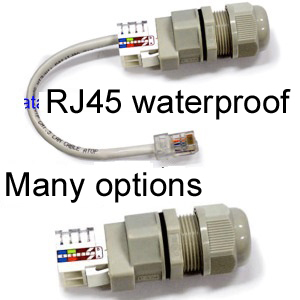 RJ5 Cable Gland Feed-Thru Waterproof IP67