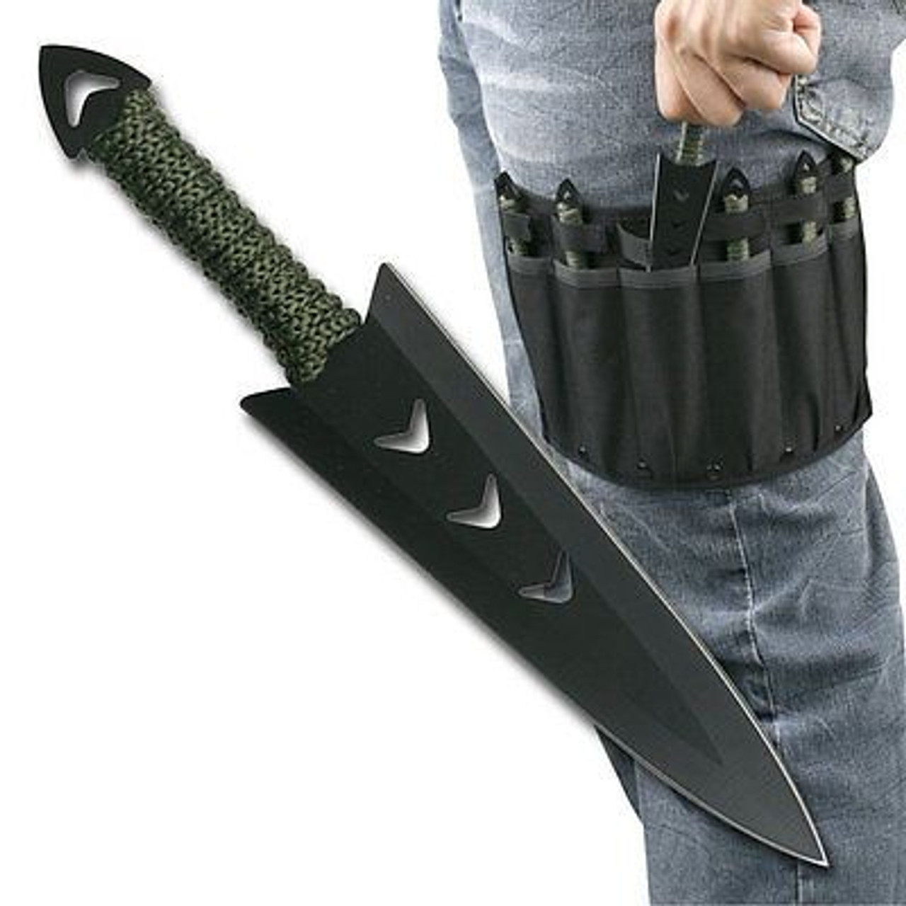  9 1/2  Metal Ninja Kunai Throwing knife : Sports & Outdoors