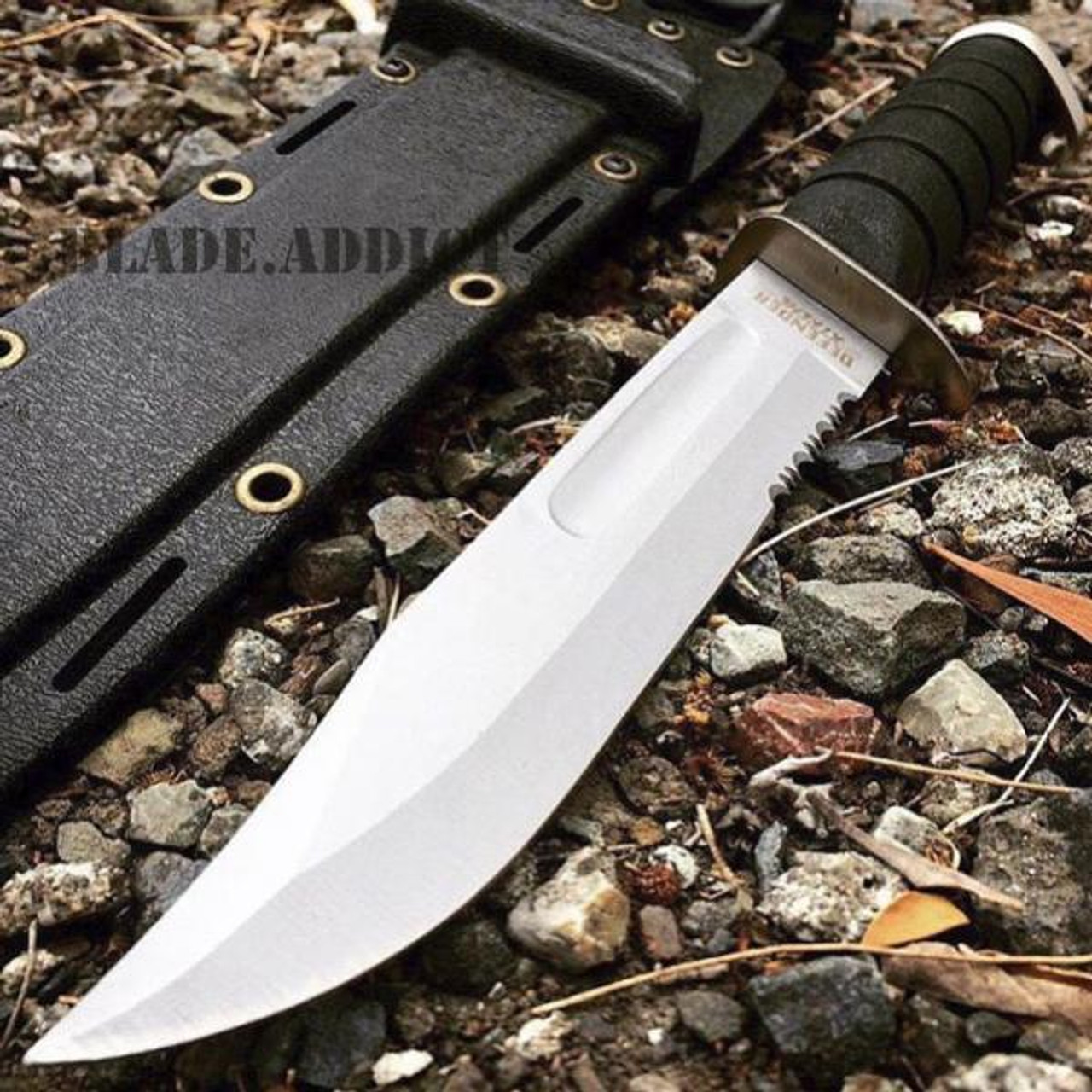 12" Marine Tactical Military Combat Survival Knife Fixed Blade Camping - MEGAKNIFE