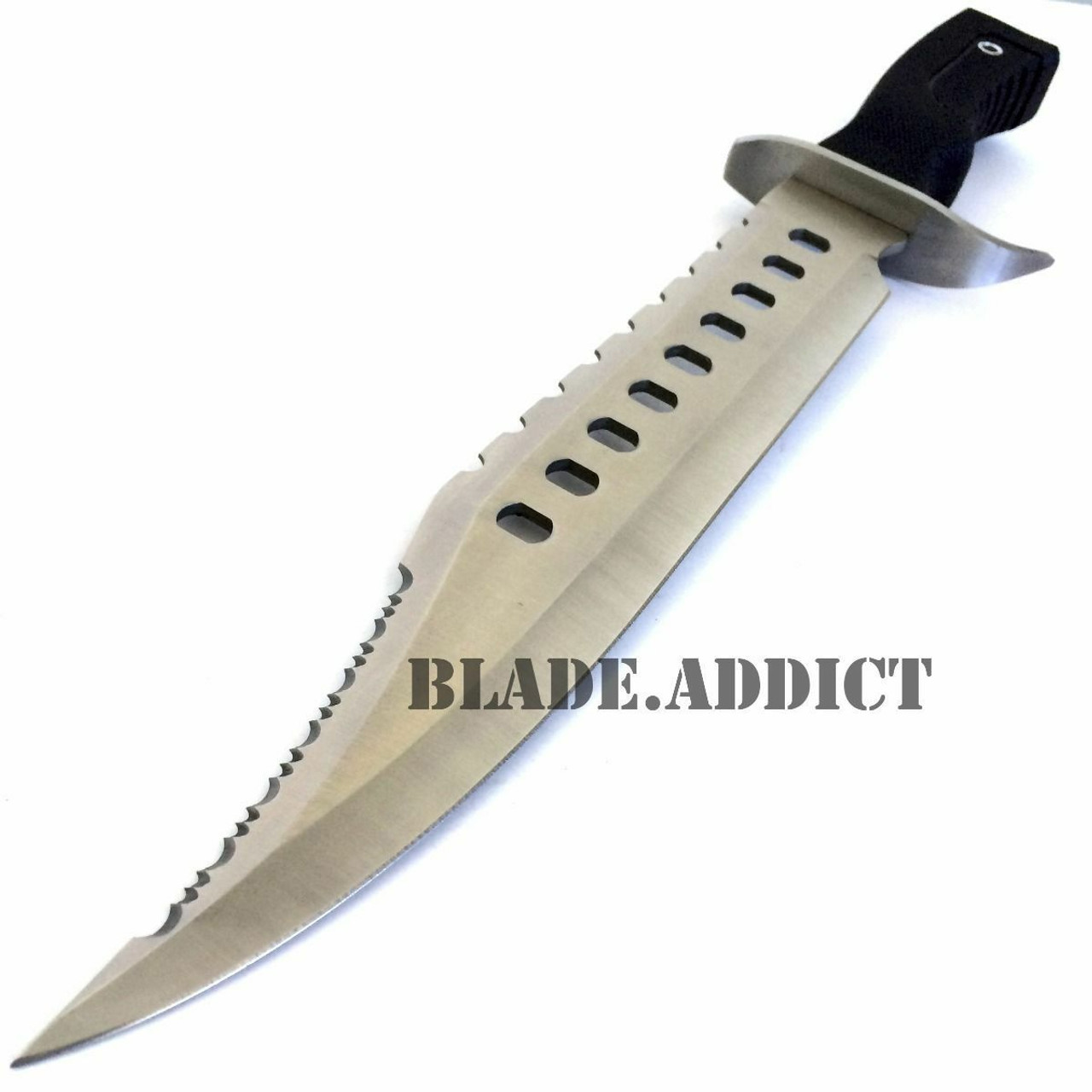 17 Stainless Steel Razor Sharp Bowie Blade Hunting Tactical Knife