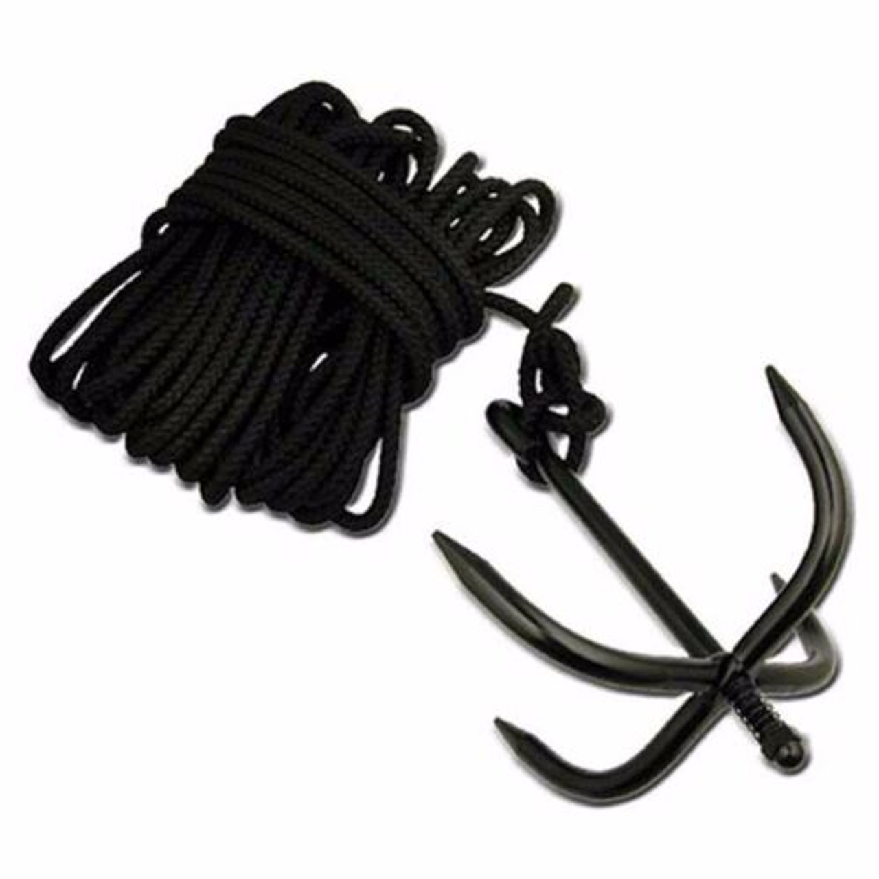 SWAT Black Tactical Folding Climbing Ninja Grappling Hook - New w