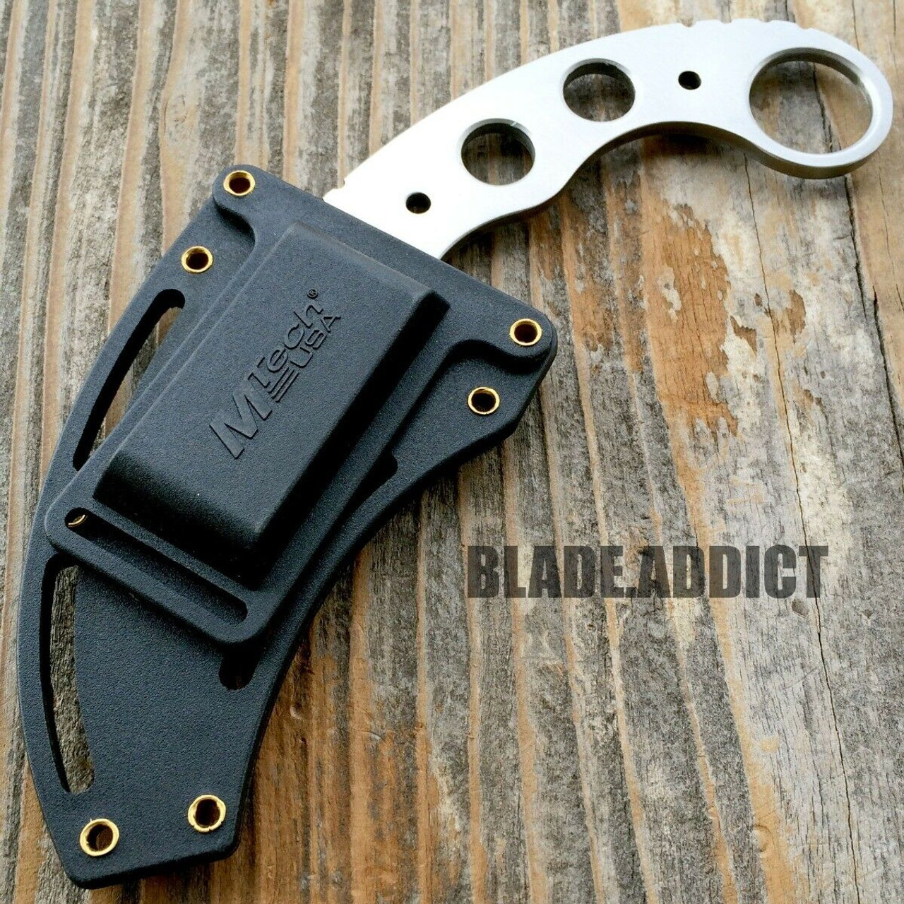 7.5 CSGO Tactical Karambit Combat Knife Fixed Blade Hawkbill Neck Doppler  NEW - MEGAKNIFE