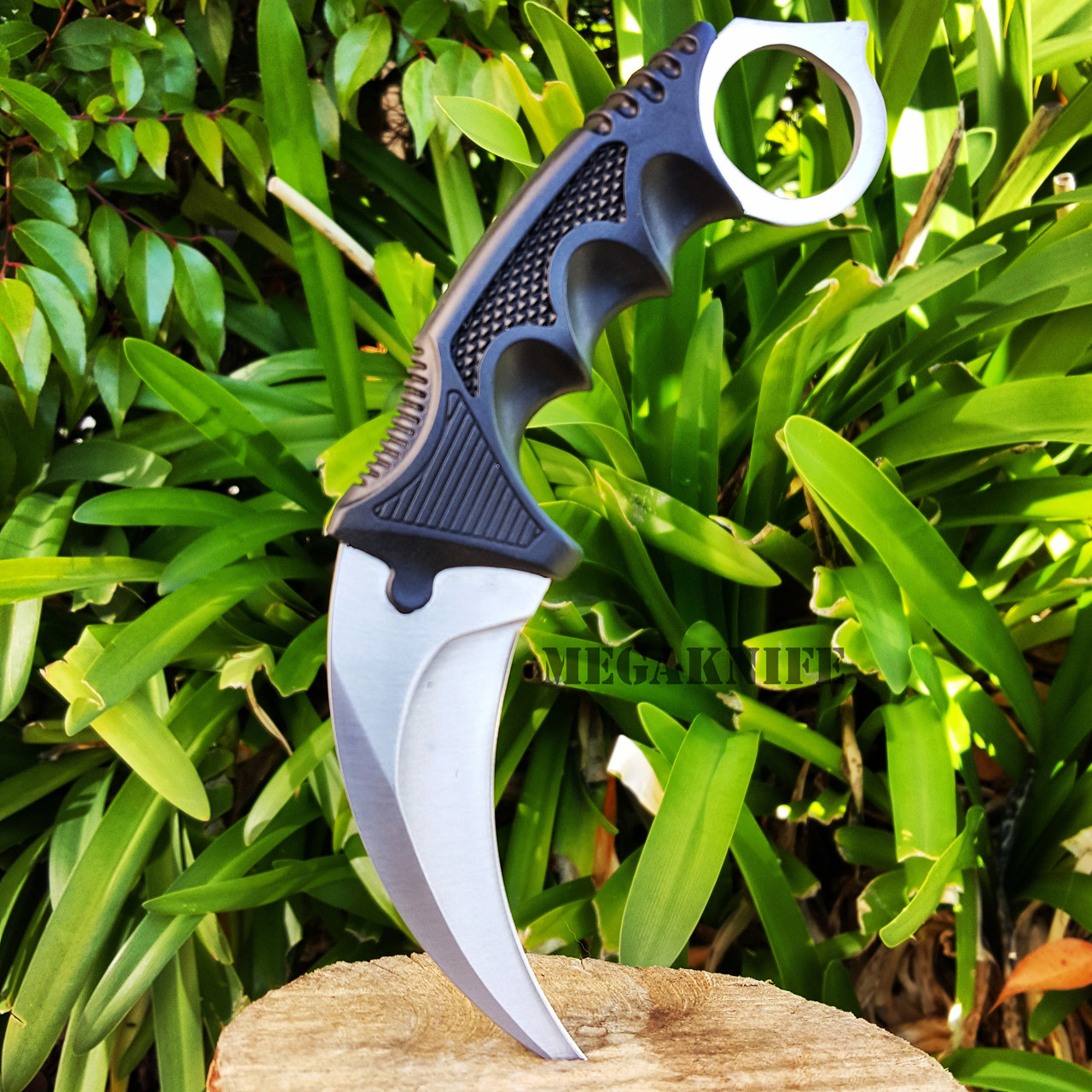 CSGO Claw Titanium Karambit Fixed Blade Knife Counter Strike