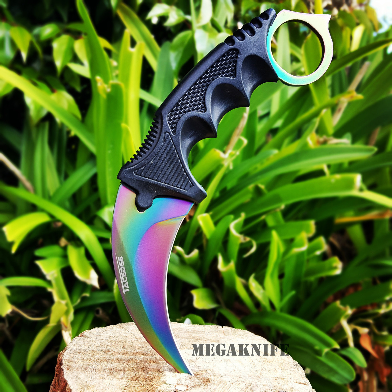 CSGO KARAMBIT HAWKBILL CLAW LIMITED TITANIUM RAINBOW - MEGAKNIFE