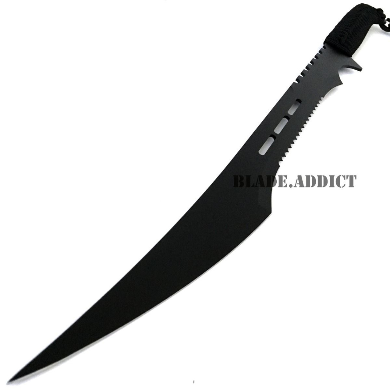 27 Ninja Sword Tactical Fixed BLADE Machete w/ 2 Throwing Knife + Sheath  Set