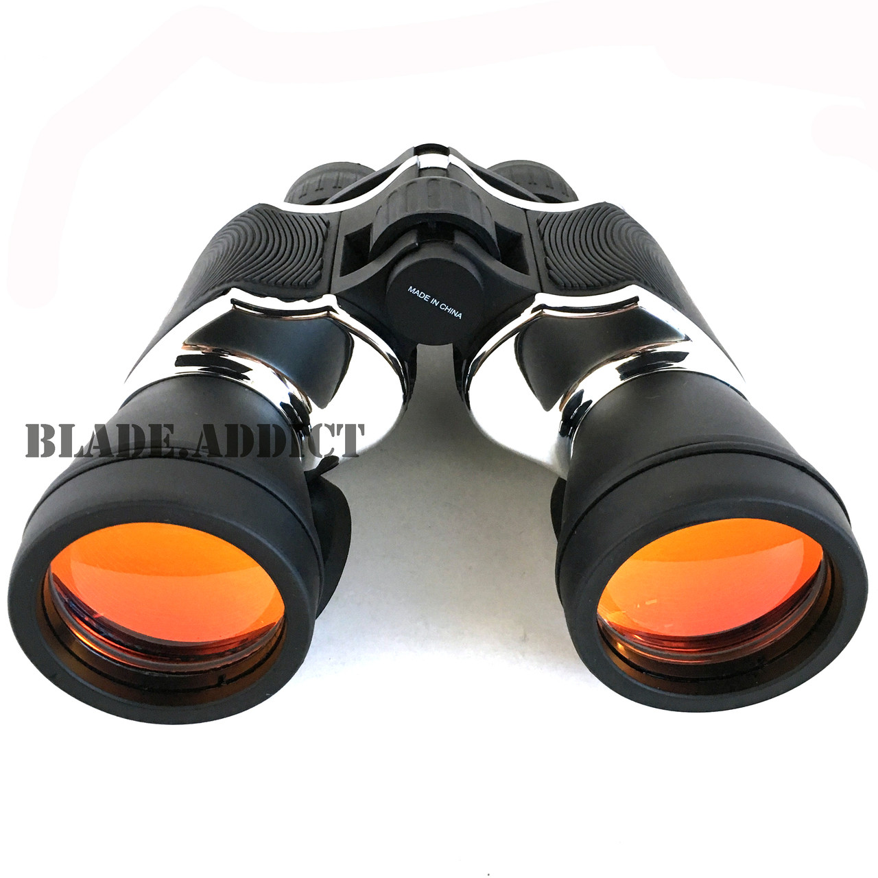 20X60 BLACK & CHROME PERRINI BRAND BINOCULAR - MEGAKNIFE
