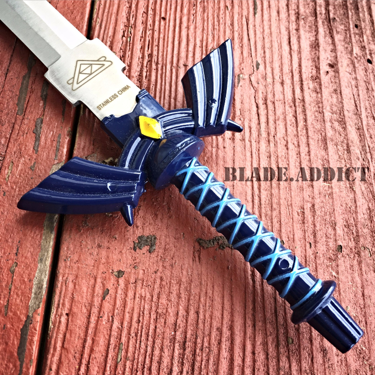 11 Legend Of Zelda Hylian Hyrule Ocarina Of Time Master Sword Short Dagger Blue Megaknife