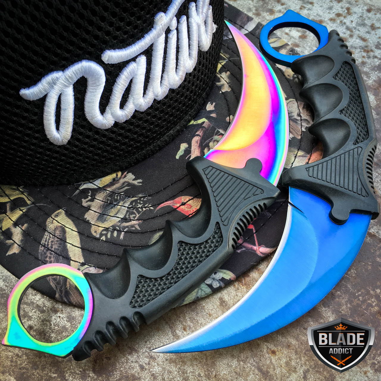 CSGO Rainbow Color Counter Strike Karambit Knife – Best Knives & Swords  Store