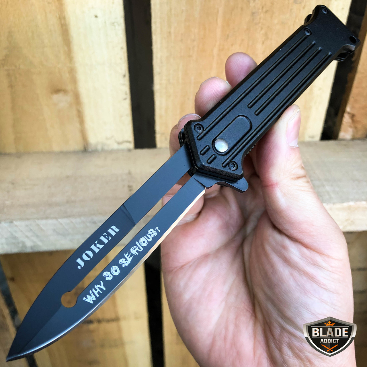 JOKER ASSISTED OPENING STILETTO POCKET KNIFE - MEGAKNIFE
