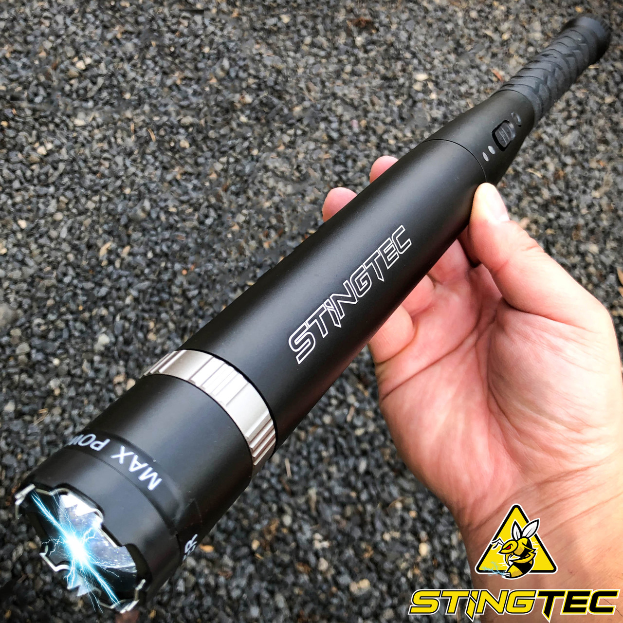High Power Tactical POLICE  Stun Gun LONG LED Flashlight Shock Torch NEW