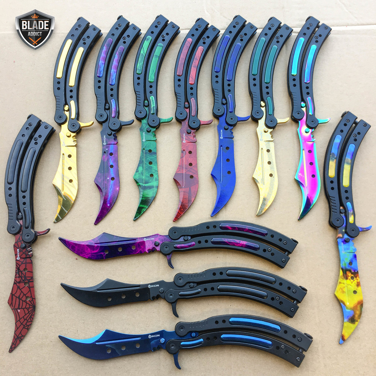 CSGO Practice Knife Balisong Butterfly Tactical Combat Trainer NEW - PHASE 2 - MEGAKNIFE