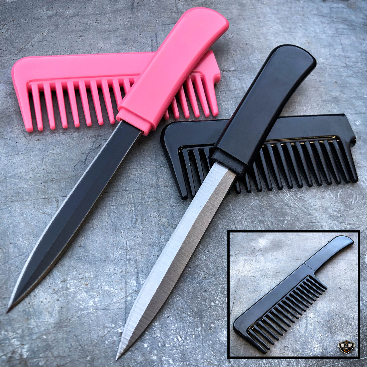 Dapper Defender Self Defense Brush Comb Knife Megaknife