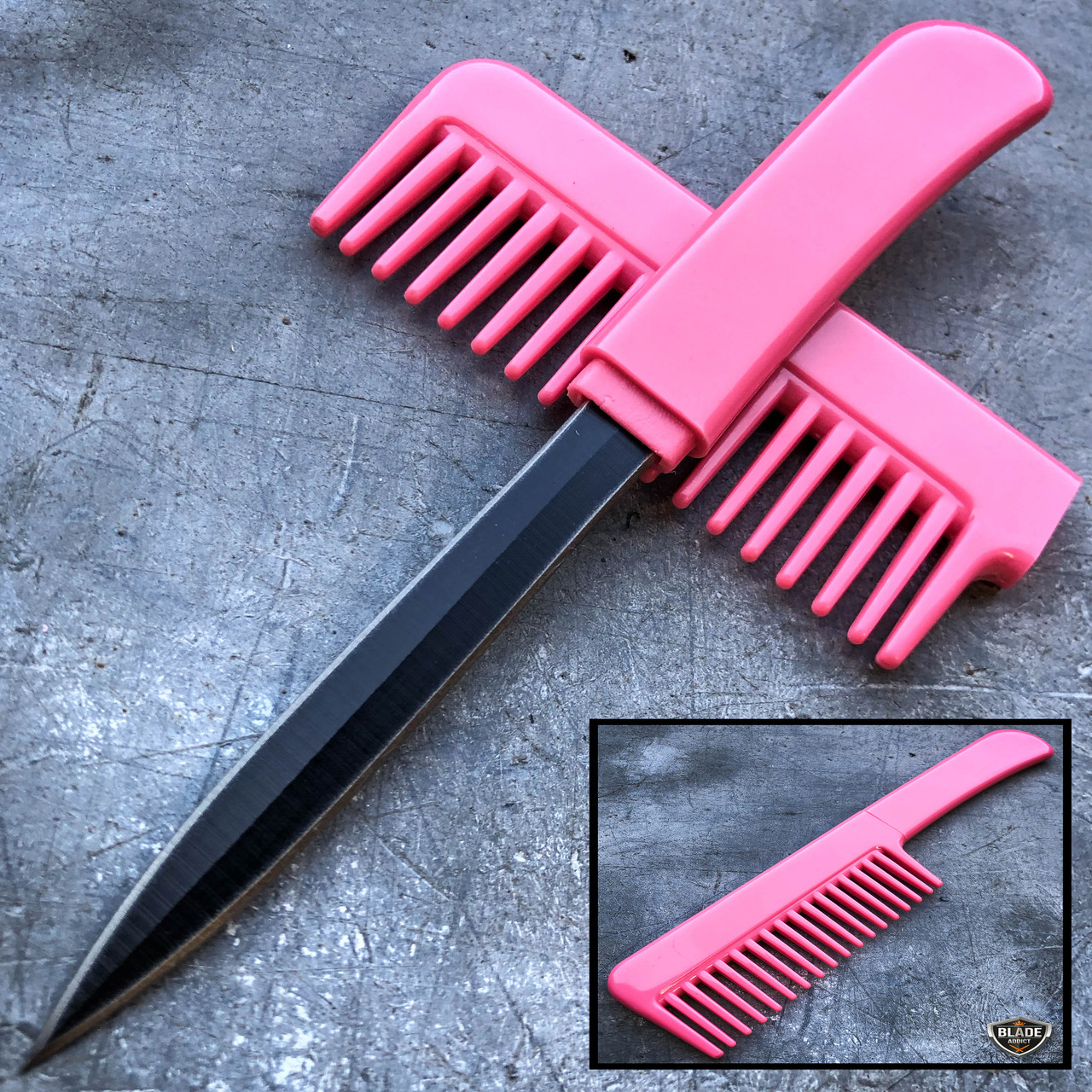 Dapper Defender Self Defense Brush Comb Knife Megaknife