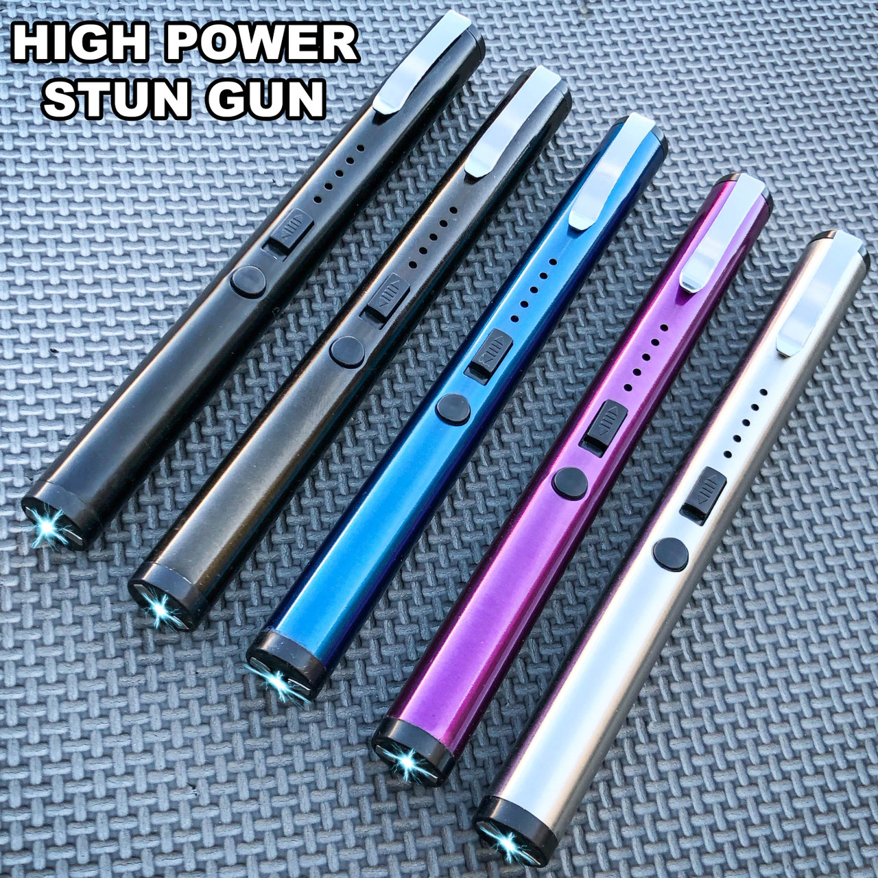 High Power Stun Gun Self Defense Device Pen Shaped For Sale - MEGAKNIFE