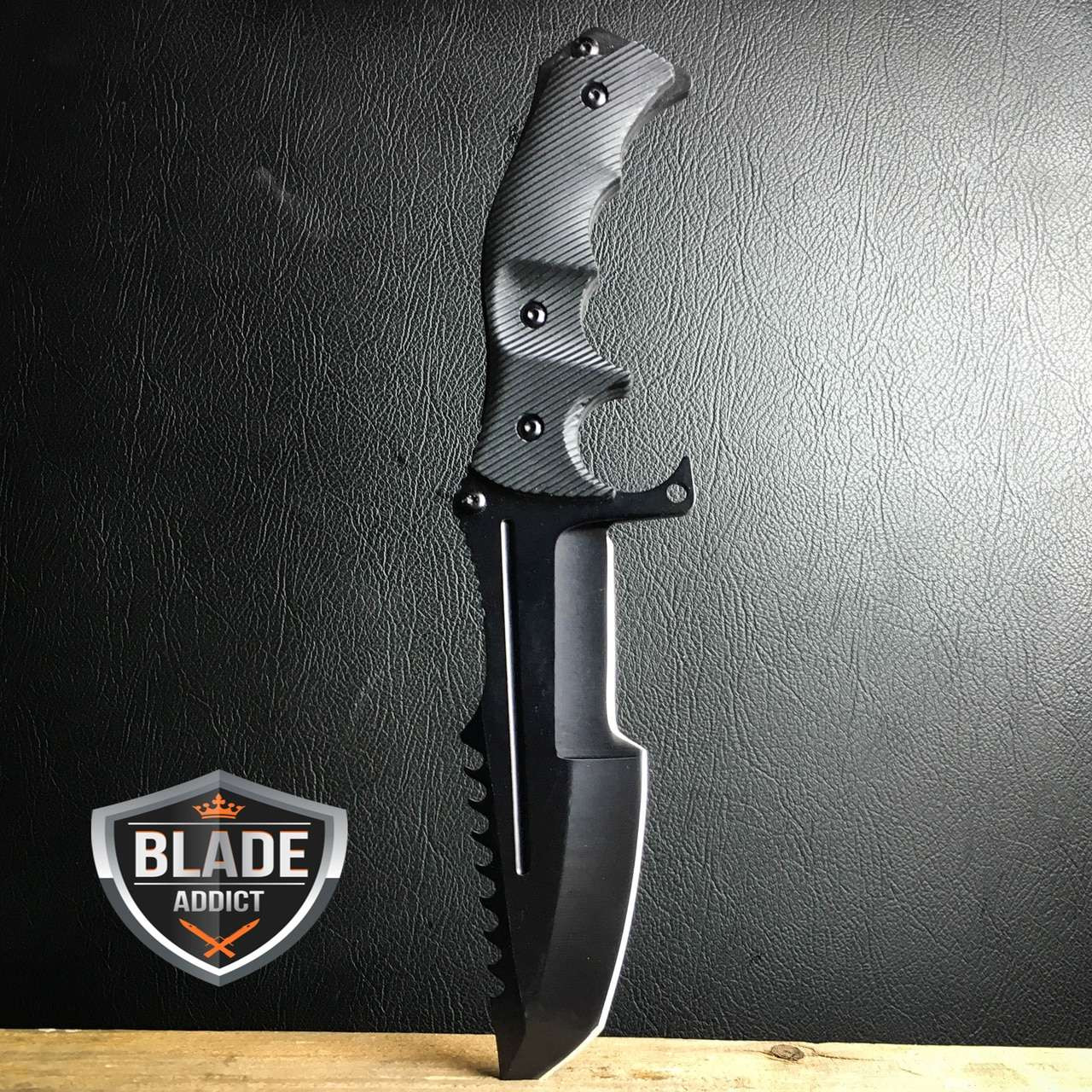 8PC BLACK REAPER TACTICAL KNIFE SET - MEGAKNIFE