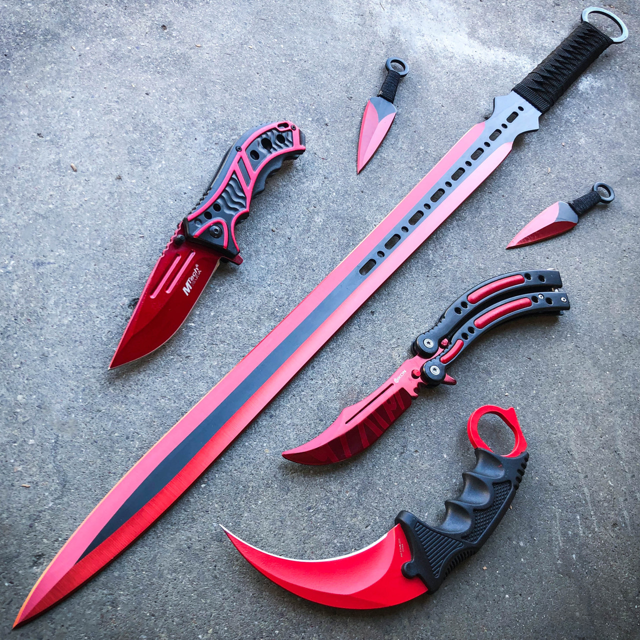 6PC Red Demon Set - MEGAKNIFE