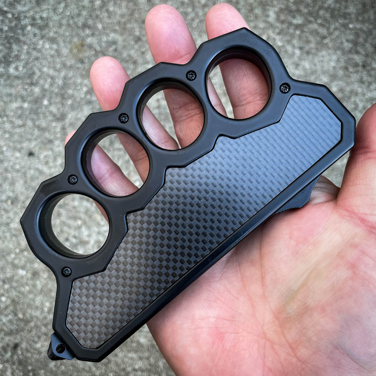 Knuckle Head Carbon Fiber OTF - MEGAKNIFE