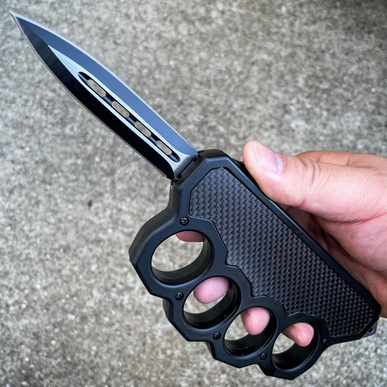 Knuckle Head Carbon Fiber OTF - MEGAKNIFE