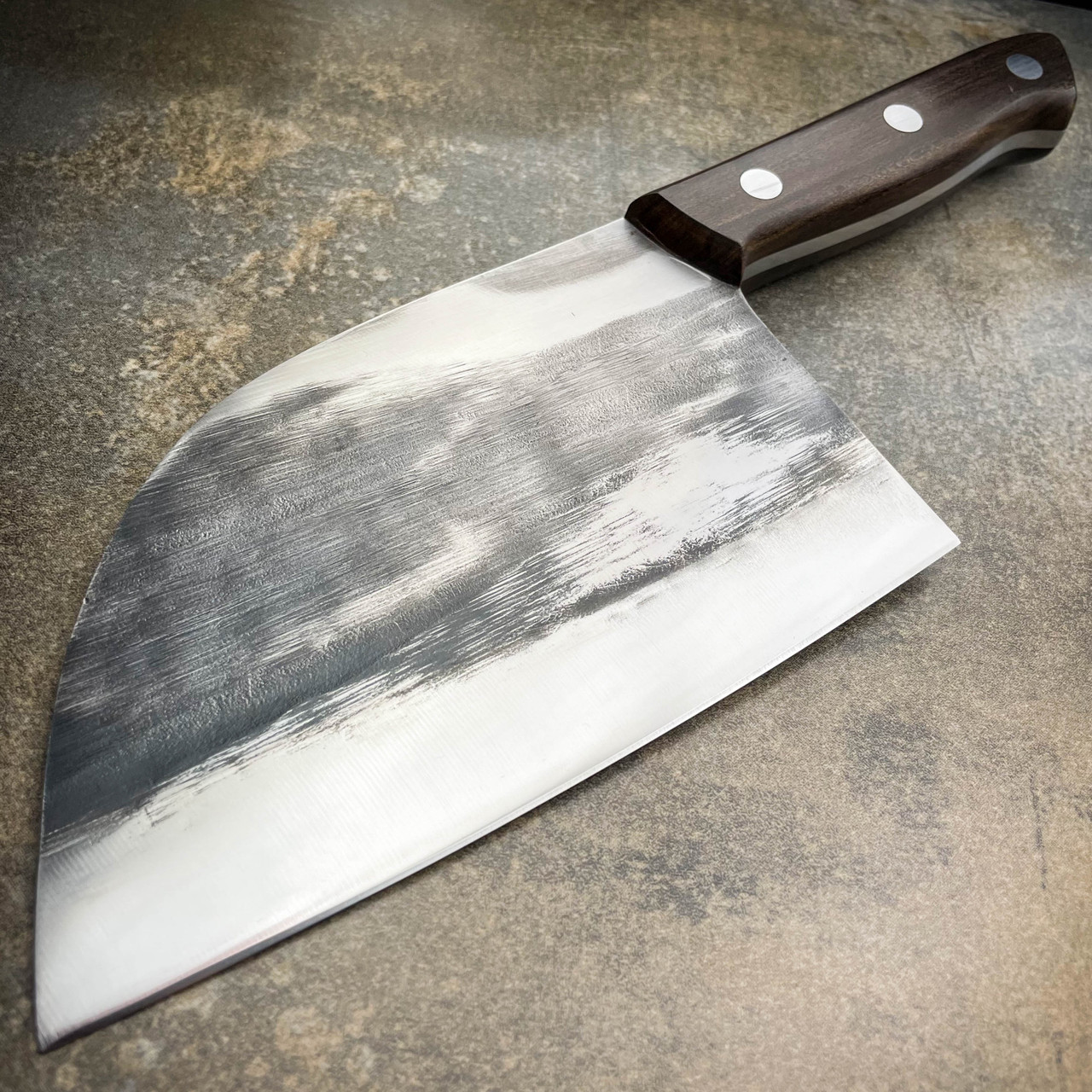 Traditional Handmade Forged Knife - High Carbon Butcher Bone Chopper K –  Respect The Look