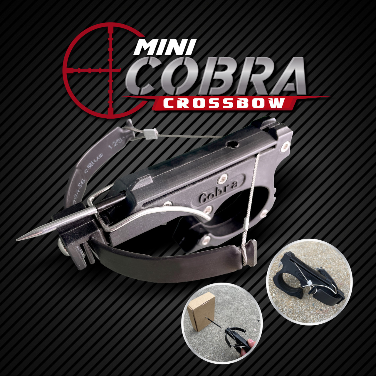 NEW* Cobra Powerful Folding Mini Crossbow - MEGAKNIFE