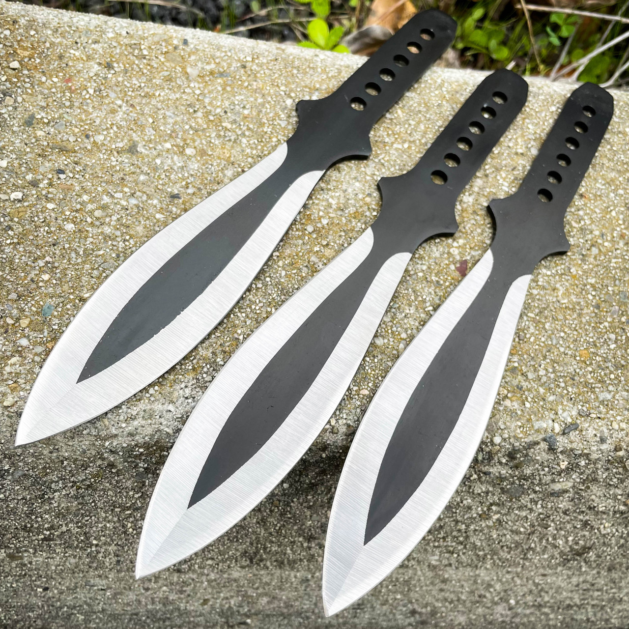  9 1/2  Metal Ninja Kunai Throwing knife : Sports & Outdoors
