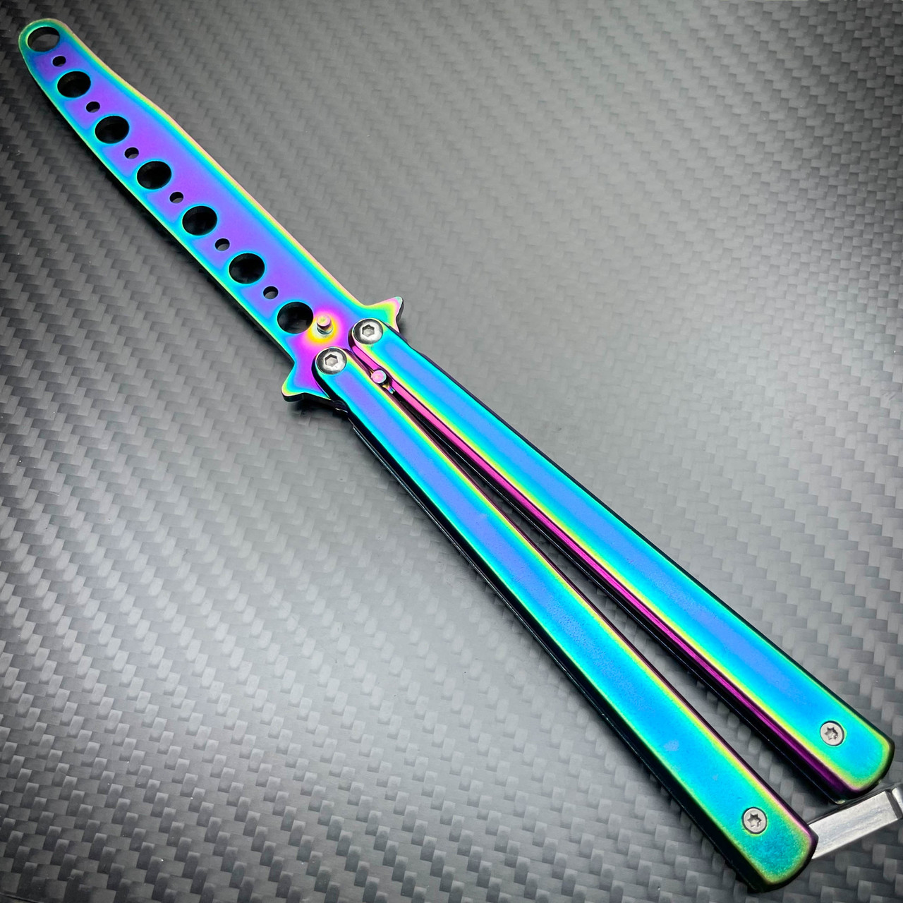 Dull Butterfly Knife Balisong Trainer – Winged Edge Butterfly