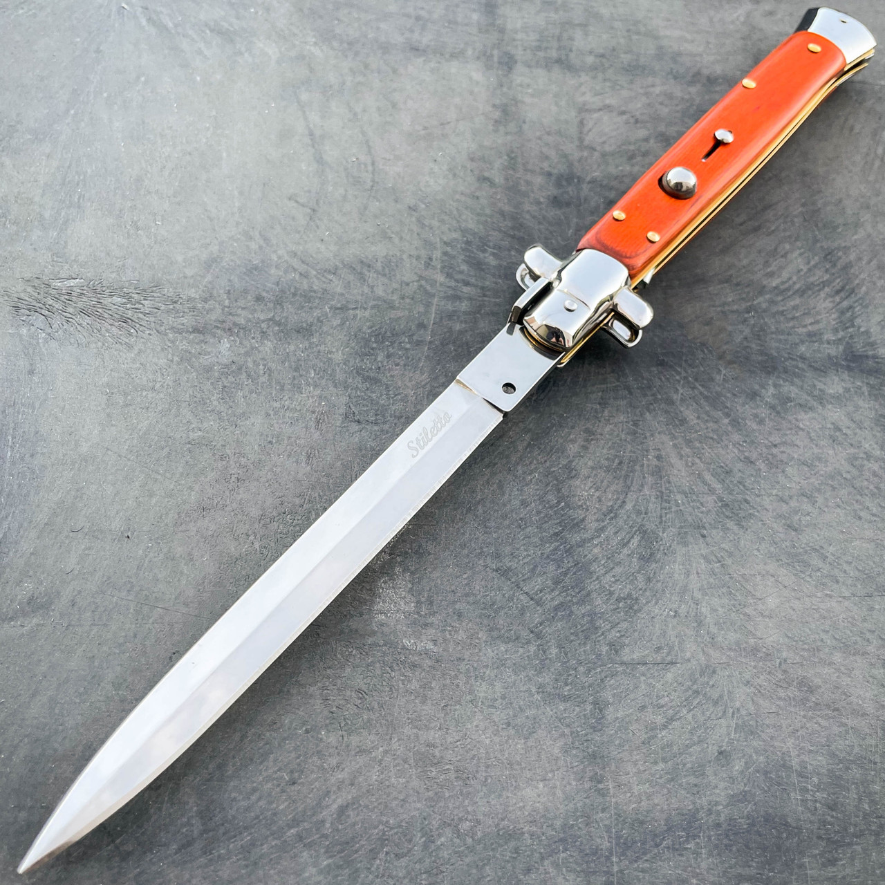 13 Big Boy Auto Italian Stiletto Switch Blade (MASSIVE KNIFE) - MEGAKNIFE