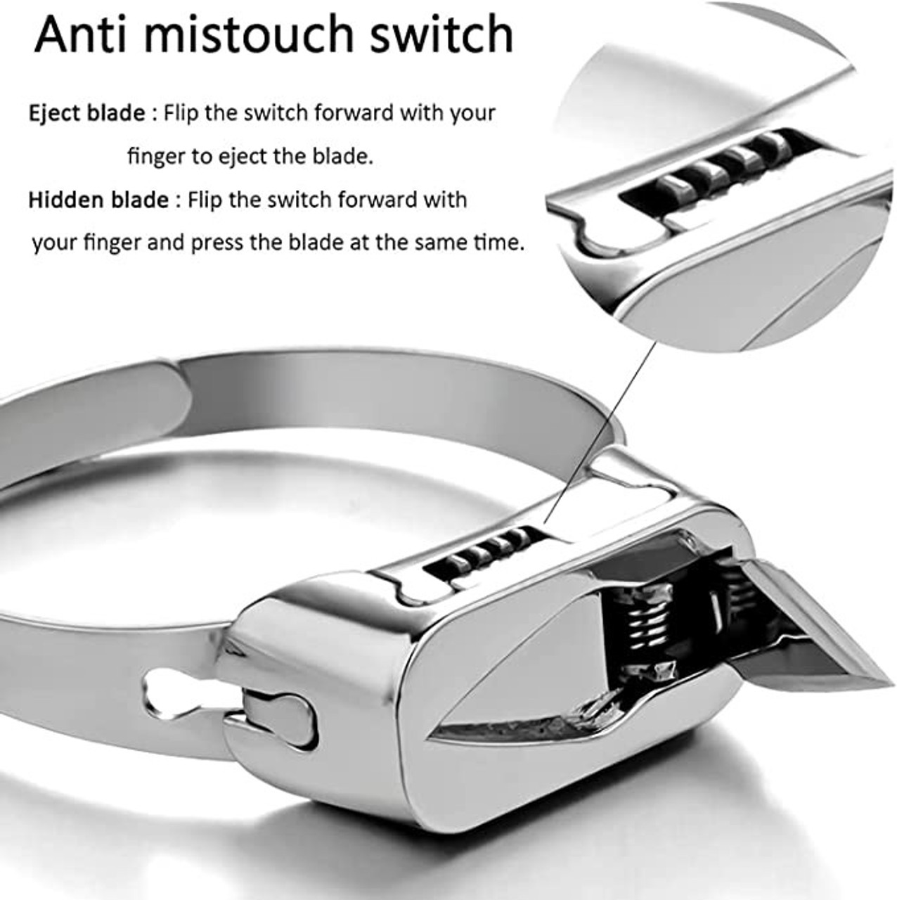 Ring Knife Multi-Functional Outdoor Self-Defense Ring Is Durable