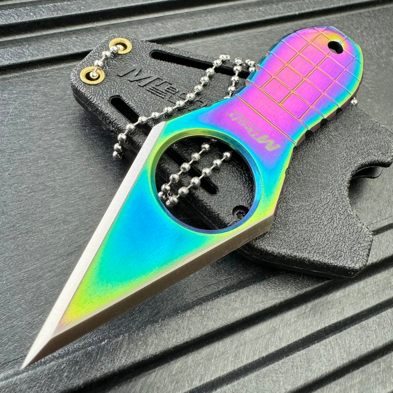5PC Rainbow Tactical Knife Set - MEGAKNIFE