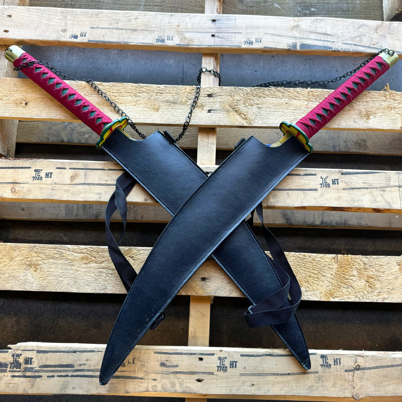 Tengen Uzui Nichirin Sword (2 Pieces Metal) - MEGAKNIFE