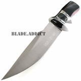 10.25" Fixed Blade Full Tang Hunting Skinning Knife  Survival Army Bowie Blade