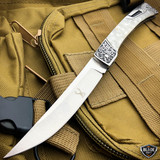 9.5" Classic Western FOLDING POCKET KNIFE Camping Hunting Lockback Blade