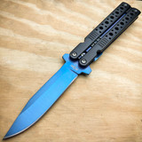 8.5" Tactical Spring Assisted Pocket Knife (Looks Like A Butterfly Knife)