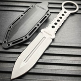 8.25" Tactical FIXED BLADE Full Tang Combat Hunting Throwing Knife w/ Sheath