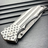 MTECH USA American Flag Don't Tread On Me Spring Assisted Folding Open Pocket Knife