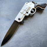 Revolver Spring Assisted Pocket Knife